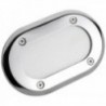 Luz halógena LED encastr.laiton cromo 12V 1,8W 