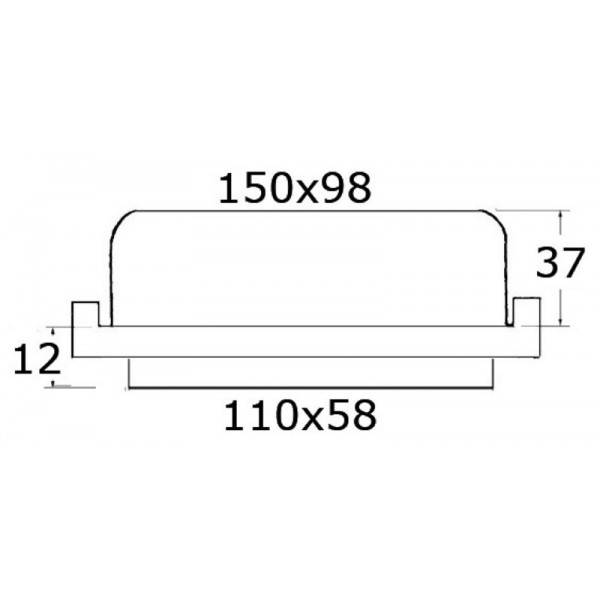 Luz halógena LED encastr.laiton cromo 12V 1,8W  - N°2 - comptoirnautique.com