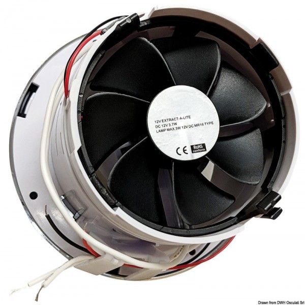 Foco LED empotrado con aspiración de 12 V - N°3 - comptoirnautique.com