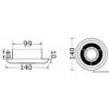 Foco LED empotrado con aspiración de 12 V - N°4 - comptoirnautique.com