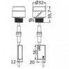 LED-Unterwasserscheinwerfer 12/24 V weiß - N°2 - comptoirnautique.com