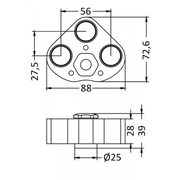 Projetor LED subaquático 12/24 V RGBW - N°2 - comptoirnautique.com 