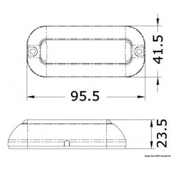 Blue LED underwater light - N°2 - comptoirnautique.com 