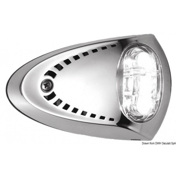 Luce di prua Attwood con LED - N°1 - comptoirnautique.com