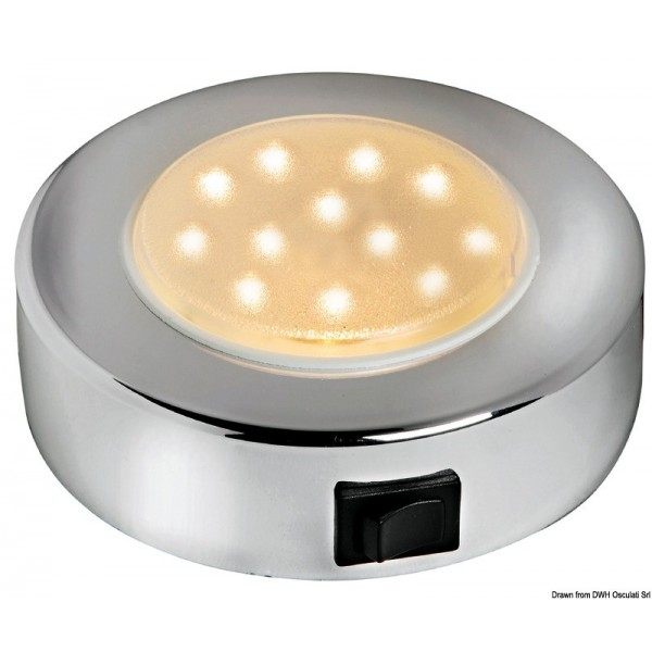 Batysistem Sun spotlight in chrome-plated ABS 10 LEDs - N°1 - comptoirnautique.com