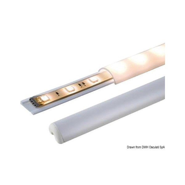 Profilo per alloggiare strisce LED da 1000 mm - N°1 - comptoirnautique.com