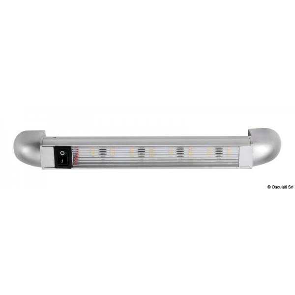 Illuminazione a binario a 16 LED Turnstripe ruotabile - N°1 - comptoirnautique.com