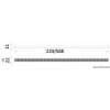 Barra luminosa a LED blu da 229 mm a 12 V - N°3 - comptoirnautique.com