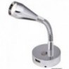 Faretto LED snodato BATSYSTEM Leia lucido 12V 3W