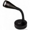 BATSYSTEM Leia faretto LED snodato nero 12V 3W