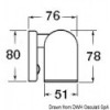Faretto alogeno Batsystem Tubo in ABS bianco  - N°2 - comptoirnautique.com
