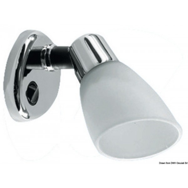 Spotlight Batsystem Opal II ABS chrome 15 LED  - N°1 - comptoirnautique.com