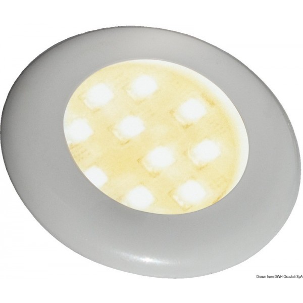 LED ceiling light Batsystem Nova 2 white  - N°1 - comptoirnautique.com 