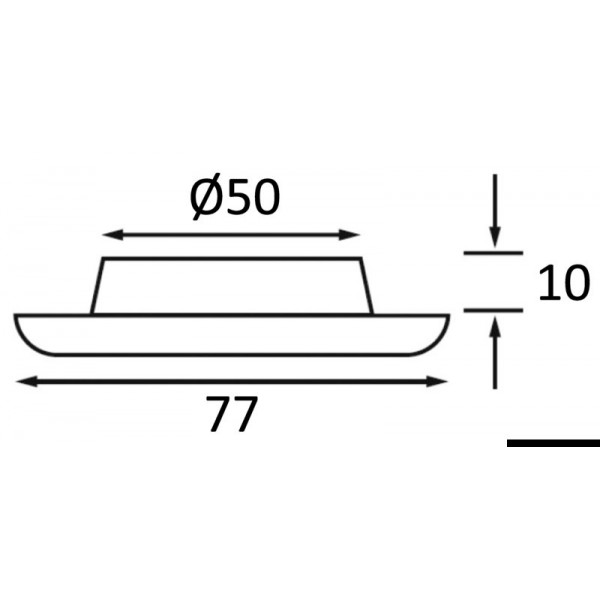 LED-Deckenleuchte Batsystem Nova 2 weiß Schalter  - N°1 - comptoirnautique.com 