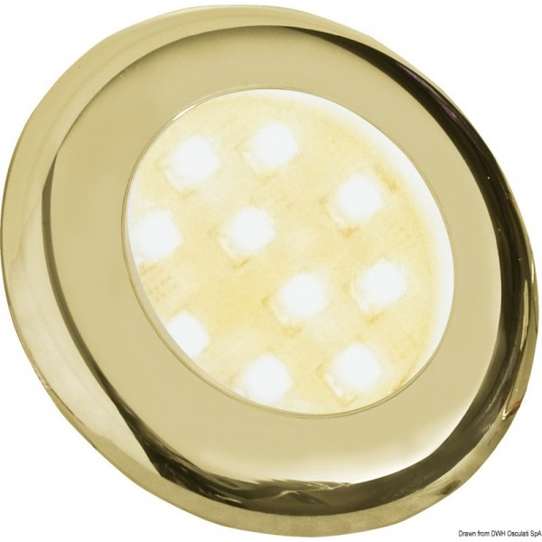 LED ceiling light Batsystem Nova 2 gilded  - N°1 - comptoirnautique.com 