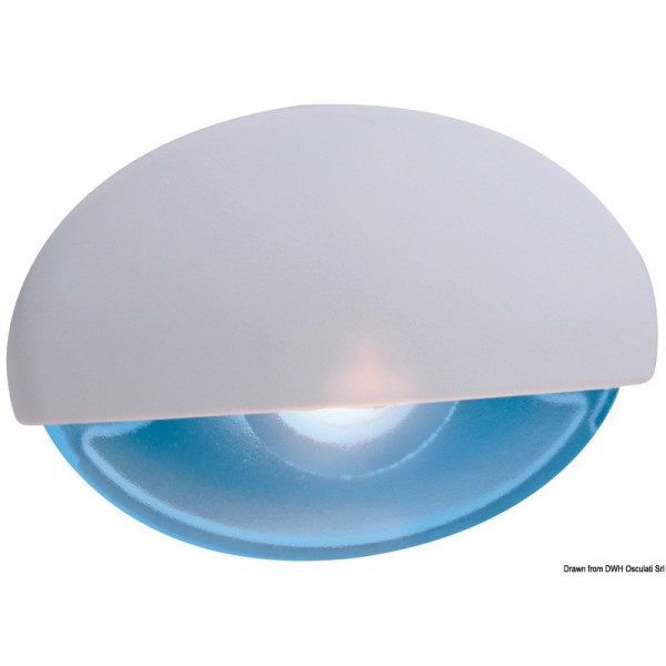 Lumière courtoisie Steeplight blanche LED bleu  - N°1 - comptoirnautique.com