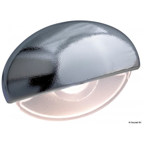 Luce di cortesia Steeplight cromo LED bianco - N°1 - comptoirnautique.com