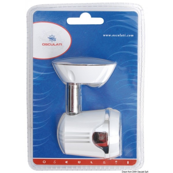 Faretto snodabile bianco HI-POWER LED 12/24 V  - N°3 - comptoirnautique.com