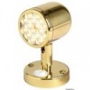 Faretto snodato in ottone lucido con interruttore - N°1 - comptoirnautique.com