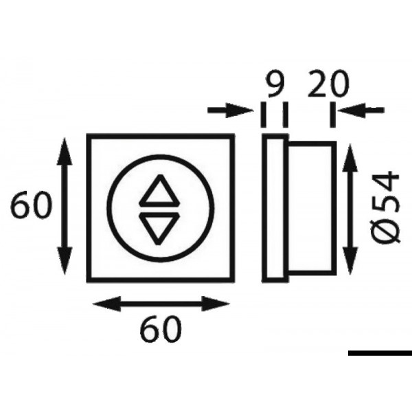 Dimmer 12/24 V per LED da 24 W in cromo - N°2 - comptoirnautique.com