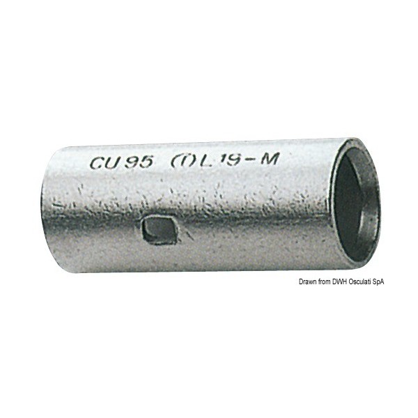 Testa di connessione-testa di rame 40,5 mm 35 mm²  - N°1 - comptoirnautique.com
