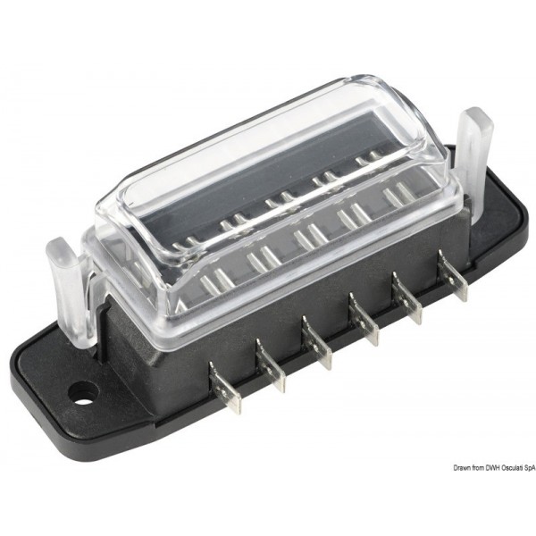 Fuse box with watertight plug p. 6 fuses - N°1 - comptoirnautique.com