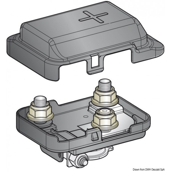 Caja de alimentación para fusible Mega - N°1 - comptoirnautique.com