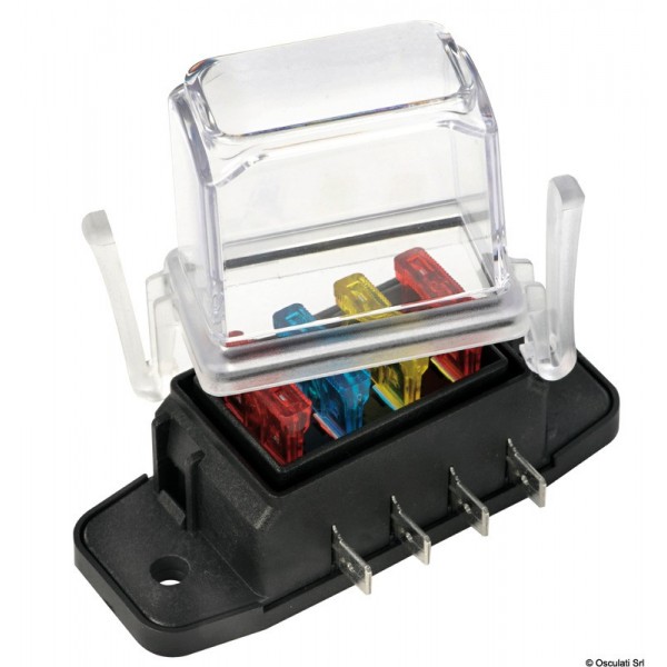 Scatola per 4 fusibili con spina stagna, coperchio superiore - N°2 - comptoirnautique.com