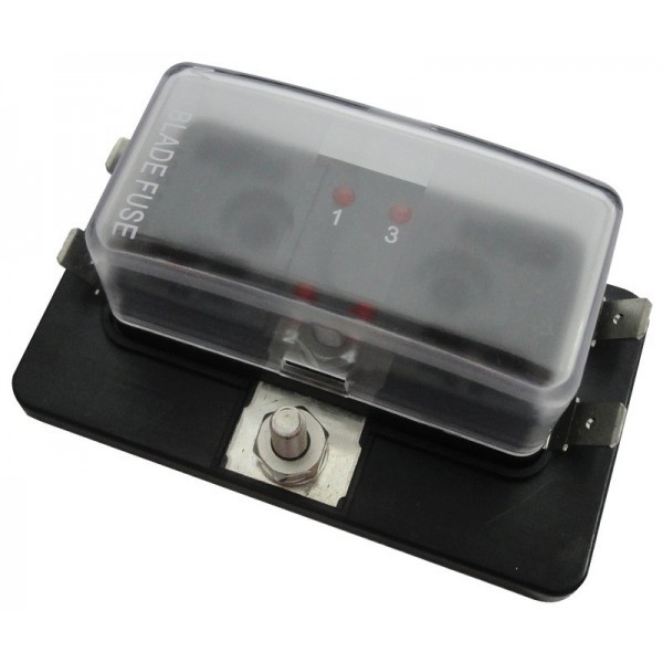 Scatola portafusibili-mini a 4 uscite lamellari  - N°1 - comptoirnautique.com
