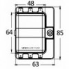 Mini 6-outlet lamellar fuse-holder box - N°2 - comptoirnautique.com