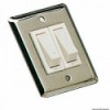 Interruttore a levetta singolo in acciaio inox lucido - N°1 - comptoirnautique.com