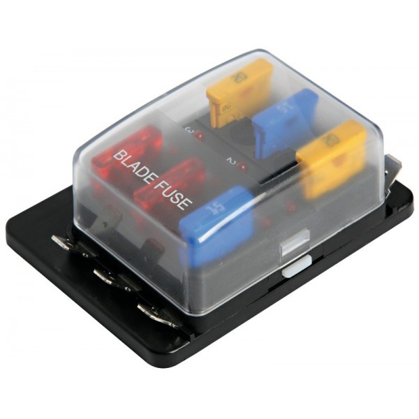 Fuse box with 6-piece warning lights - N°1 - comptoirnautique.com