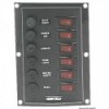 Tableau électrique vertical avec 6 interrupteurs  - N°1 - comptoirnautique.com 