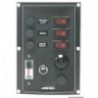 Vertical electrical panel 3 trunk switches