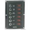 Quadro elettrico verticale 6 interruttori 6 fusibili