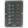 Vertical electrical panel 6 switches 6 fuses