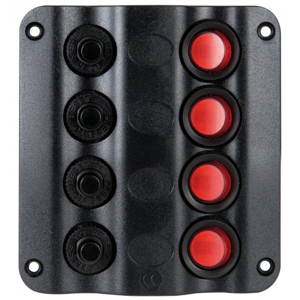 Quadro elettrico Wave a 4 interruttori - N°2 - comptoirnautique.com
