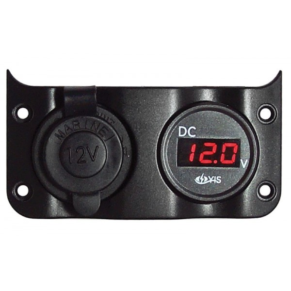 Voltmeter 3/30 V Steckdose - N°2 - comptoirnautique.com