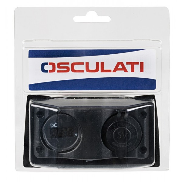 Voltmetro 3/30 V doppia presa USB - N°1 - comptoirnautique.com