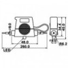 -portafusibile impermeabile con LED di allarme  - N°2 - comptoirnautique.com