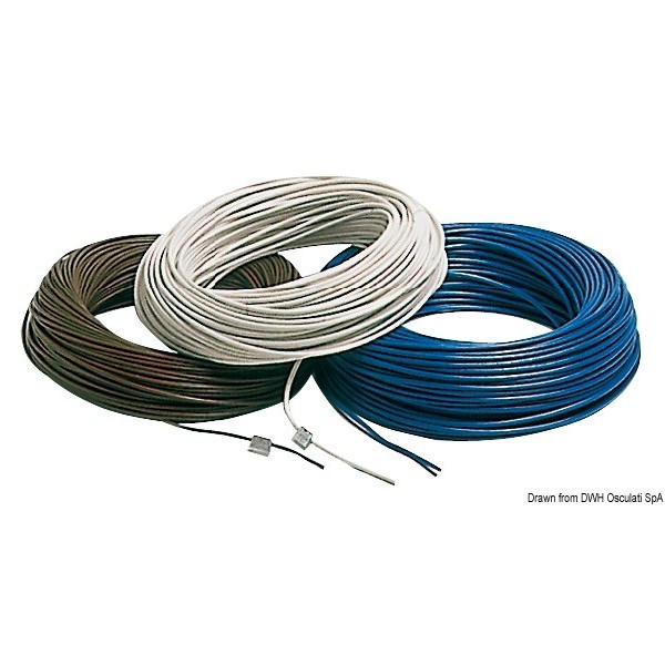 Black copper cable 2.5 mm² 100 m - N°1 - comptoirnautique.com 