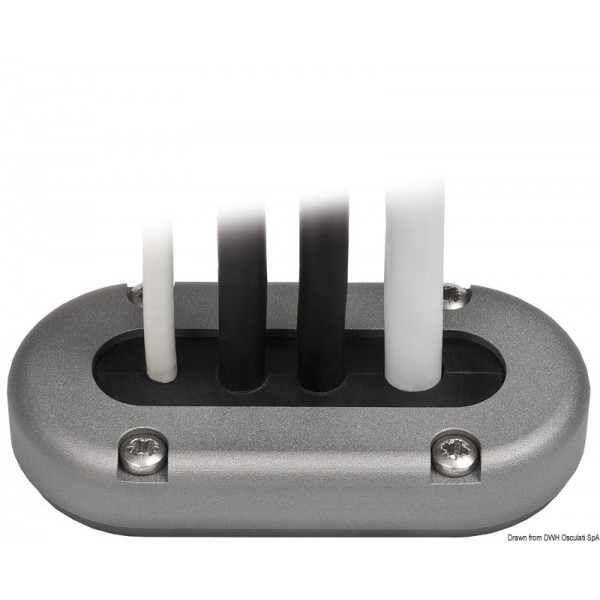 SCANSTRUT multiple cable gland black plastic - N°1 - comptoirnautique.com