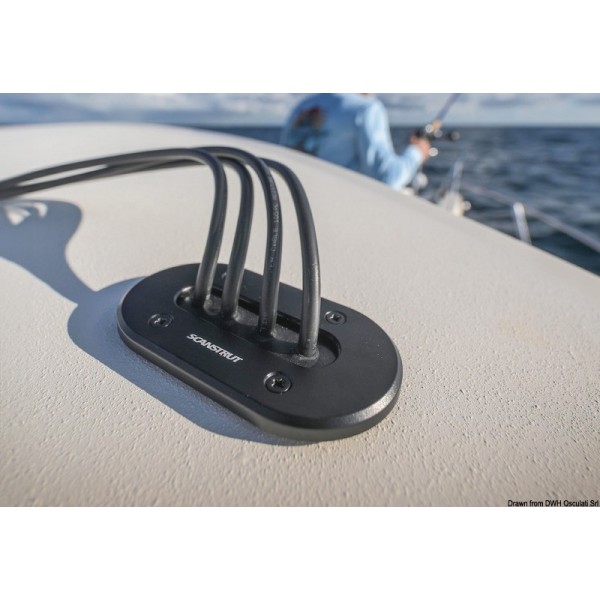 Perfil bajo Ø 9/14mm Ø 21 B prensaestopas de acero inoxidable - N°3 - comptoirnautique.com 