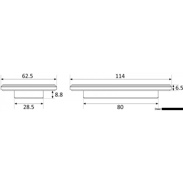 Prensa-cabos de baixo perfil em aço inoxidável Ø até 15 mm - N°2 - comptoirnautique.com 