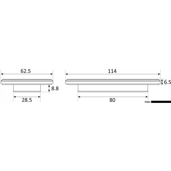 Prensaestopas de acero inoxidable de perfil bajo Ø hasta 15 mm - N°2 - comptoirnautique.com