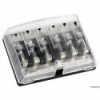 Scatola portafusibili in vetro-p. N. 6 fusibili  - N°1 - comptoirnautique.com