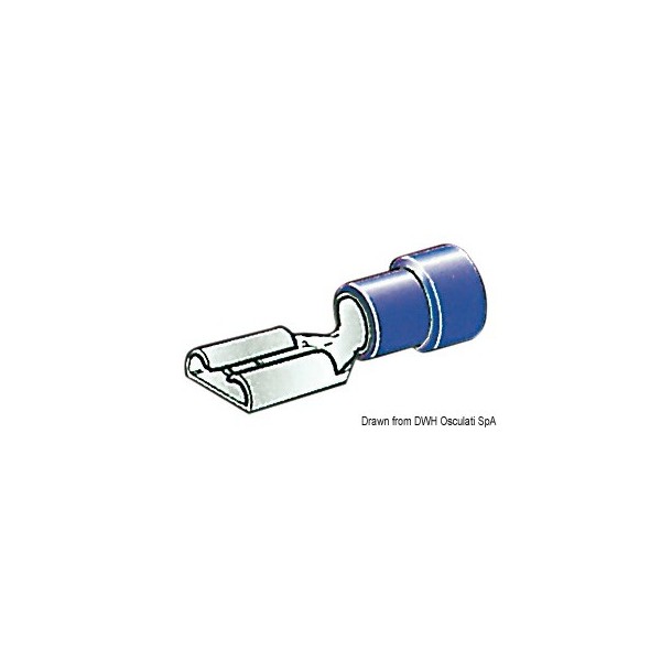 Cosse Faston pré-isolées femelle 1-2,5 mm²  - N°1 - comptoirnautique.com