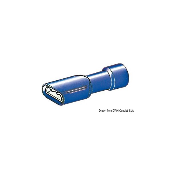 Cosse Faston pré-isolées femelle 1-2,5 mm²  - N°1 - comptoirnautique.com