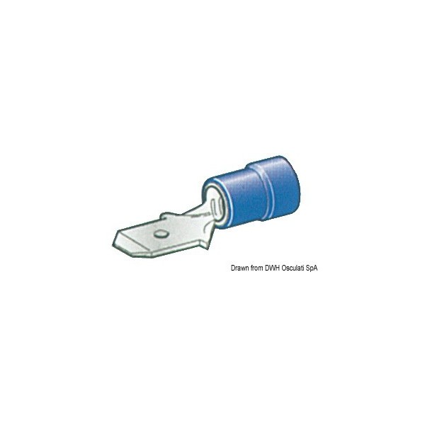 Cosse Faston pré-isolées mâle 2,5-6 mm²  - N°1 - comptoirnautique.com