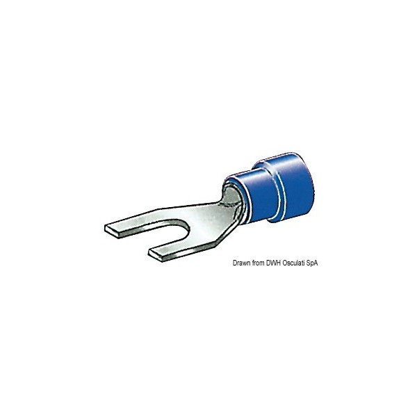 Terminal com olhal pré-isolado, abertura 5,3 mm - N°1 - comptoirnautique.com